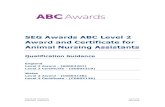 SEG Awards ABC Level 2 Award and Certificate for Animal …skillsandeducationgroupawards.co.uk/wp-content/uploads/Qualificati… · The ABC Level 2 Award and Certificate for Animal