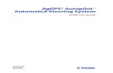AgGPS Autopilot Automated Steering System Ordering Guidelion-agro.ru/uploads/files/files/aggpsautopilot_2a_orderingguide.pdf · 1 The AgGPS Autopilot System – A Description 2 AgGPS