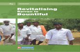 Rural Development Trust Barren to Bountiful · Ecology Director 06 The Early Years 09 Water Harvesting Geographic Reach villages covered under Ecology sector programmes 2,649 tribal