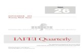 Coverpage September 2014 - FEI - CFO · 2018. 12. 12. · IAFEI Quarterly, Twenty-Sixth Issue, September 30, 2014 Table of Contents Letter of the Editor Belgium, Article: Ten Mistakes