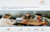 Experis IT Employment Outlook Survey April - September 2019Experis IT Employment Outlook Survey: April-September 2019 Overview of the India Market India's rank in The Global Talent