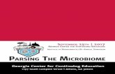 2017 Institute of Bioinformatics Bi-Annual Symposium€¦ · 1 2017 Institute of Bioinformatics Bi-Annual Symposium Parsing the Microbiome ... Oak Ridge Tennessee Dr. Jacobson develops
