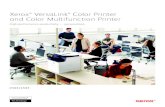 Xerox VersaLink C500 Color Printer and Xerox VersaLink C505 … · 2020. 6. 25. · capabilities of numerous app-based functions. ... Data Protection Setup/Security Wizards, Job Level