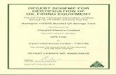 OF-CERT SCHEME FOR CERTIFICATION OF ... - Fuel Tank Shop Ltd · OF-CERT SCHEME FOR CERTIFICATION OF OIL FIRING EQUIPMENT The Oil Firing Technical Association certifies through its