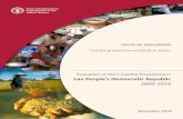 Evaluation of FAO s Country Programme in Lao People s ... · 4.3 PA 3: Sustainable natural resource management for crops, forests and fisheries ..... 47 4.3.1 Voluntary guidelines