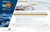 INVEST IN ISRAEL - networkleeds.com · INVEST IN ISRAEL Stefan Silver Director Operations & Development Wise Money Israel Ltd SPEAKER wisemoneyisrael.com Thus says the Lord of hosts: