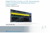 R&S FSV-K10x (LTE Downlink) LTE Downlink Measurement ...€¦ · core network is being investigated in the context of 3GPP system architecture evolu-tion (SAE). Requirements for UMTS