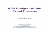 Online Proof Process Proof Process.pdfApproved Budget users now have the option to make your own budget changes in the budget system. We are hoping this will make things easier, as