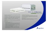 Agilis ProductSheet ALB129 Series 16W-20W-25W Ku BUC...RF Speciﬁcations Transmit Frequency IF Frequency Range L.O Frequency Output Power Small Signal Gain Gain Flatness Gain Variation