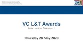 VC L&T Awards · •What is your elevator pitch to the VC about your distinctive contribution •Draw up your evidence table –and actively collate your sources. •Draft, edit,