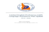 Limited English Proficiency (LEP) Language Assistance Plan ... Limited English Proficiency (LEP) Language