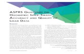 aSPrS GuidelineS on Geometric inter-Swath a and Quality of lidar … · 2018. 3. 19. · 118 March 2018 Photogrammetric engineering & remote SenSing GuidelineS on inter-Swath Geometric