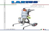 Pompa pneumatica airless / Air assisted airlesslarius.org/manuali/VEGA34_I.pdf · 2020. 9. 9. · La pompa VEGA 34:1 è una pompa pneumatica da utilizzare senza ausilio di aria (da