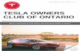 September Newsletter - Tesla Owners Club of Ontario · Club Growth Club News NEXT CLUB EVENT TRASH BINS As many of you know, we have now added trash bins at most of the Ontario Service
