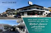 CORONA DEL MAR, CA Retail Space Available · CORONA DEL MAR, CA | 7 MEDIAN HOME VALUE — Higher than 99.7% of Neighborhoods in the US Corona Del Mar: California: United States: $2,894,624