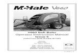 V660 Belt Baler Operator Instruction Manual Issue 6McHale V660 round baler operators instruction manual McHale V660 3 1. Introduction The McHale V660 round baler is a completely new