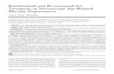 Ranibizumab and Bevacizumab for Treatment of Neovascular ... · assignment but were reassigned randomly, with equal probability, to either monthly or as-needed treatment (the so-called