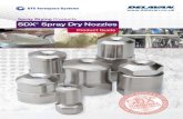 Spray Drying Products SDX Spray Dry Nozzles - fpt.com.sg · of new industries and markets Delavan Spray Technologies, part of United Technologies Corporation, is a world leader in