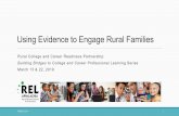Using Evidence to Engage Rural Families · 2019. 4. 1. · What do you know about parent and family Engagement in relation to college and career readiness? • What do you recall