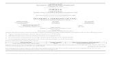 FORM 8-K · 99.1 to this report and is incorporated herein by reference. Item 9.01 Financial Statements and Exhibits. (d) Exhibits. Exhibit No. Description 1.1 Underwriting Agreement,
