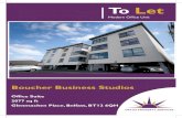 Boucher Business Studios... · Boucher Business Studios is located at Glenmachan Place overlooking Broadway Roundabout. It is . situated just off the Boucher Road, Northern Ireland’s