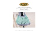 Beach Tote · 2020. 5. 13. · ©2020 Lion Brand Yarn Company, all rights reserved. Free Crochet Pattern Lion Brand® Low Tide Beach Tote Pattern Number: L90308