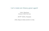 Let's make set theory great again! - AITP: Conferenceaitp-conference.org/2018/slides/JH.pdf · Type theory and set theory The divide between type theory and ‘untyped’ axiomatic