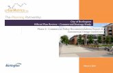 City of Burlington Official Plan Review Commercial ... · 4. What additional strategies can be used to support the implementation of the commercial land use objectives (e.g. programs