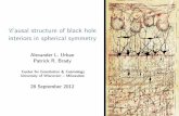 Causal structure of black hole interiors in spherical symmetry · realistic rotating black hole, to understand how gravitational collapse a ects the causal structure beneath the event