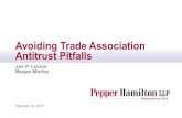Avoiding Trade Association Antitrust Pitfalls National Association of Music Merchants (2009) - Consent decree: prohibited NAMM from encouraging or facilitating the exchange of retail