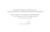 Unbiased Recursive Partitioning I: A Non-parametric ...zeileis/papers/StatComp-2005a.pdf · A Non-parametric Conditional Inference Framework Torsten Hothorn1, Kurt Hornik2 and Achim