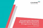 Corporate Human Rights Benchmark Progress Report · relation to listed corporate entities. In 2017, CHRB launched the first Corporate Human Rights Benchmark, a landmark assessment