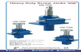 Heavy Duty Screw Jacks · Battarahalli, Bangalore-560049, Karnataka, India Email: info@ggdipl.com, sales@ggdipl.com Website: Contact Numbers: +91-8088931950 / 51/ 54/ 58 / +91-9901487711