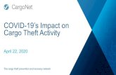 COVID-19’s Impact on Cargo Theft Activity · 2020. 4. 23. · The cargo theft prevention and recovery network © 2020 Verisk Analytics, Inc. All rights reserved. 2 Sponsored by