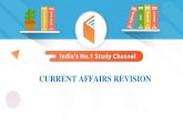 CURRENT AFFAIRS REVISION - WiFiStudy.com · Eat Right Jhola. Food Safety and Standards Authority of India (FSSAI) has introduced the scheme of Food Safety Mitra (FSM) through which