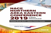 NACE NORTHERN AREA EASTERN CONFERENCE 2019 FINAL …resources.nace.org/Events/nae/2019/NAE2019-Final-Program.pdf · wide range of corrosion topics and a trade show exhibition featuring
