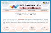 This is to certify that Prof./Dr./Ms./Mr. GAJENDRA SINGH ... SINGH.pdf · This is to certify that Prof./Dr./Ms./Mr. GAJENDRA SINGH has participated in the IPGA Conclave 2020 : Next