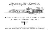 Christ Church - Grace St. Paul's Episcopal Church · Web viewGrace - St. Paul’s. Episcopal Church. The Nativity of Our Lord. Christmas 2010. Whoever you are and wherever you find