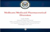Pharmaceutical Diversion in Medicare/MedicaidLeslie Hollie . Assistant Inspector General . Office of Inspector General/ Office of Investigations . U.S. Department of Health and Human