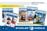 Media Kit 2019 - STAPLERWORLD...Geofencing Fleet management, Terminals, Longrange-scanner Remote diagnostics, access systems Forklifts 4.0 Forklift apps from manuf-acturers and third-party