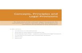 Concepts, Principles and Legal Provisions International conventions (treaties) establish written rules