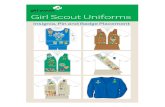 Girl Scout Uniforms - GSWPA · Cookie Sale Activity Pin Safety Award Pin Girl Scout Brownie Badges Brownie Insignia Tab World Trefoil Pin Girl Scout Brownie Membership Pin Journey