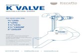 INSTALLATION GUIDE - Cistermiser€¦ · KERAFLO Aylesbury delayed action float valves contain a pair of maintenance free ceramic discs. There are rare occasions when it may be necessary