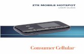 ZTE MOBILE HOTSPOT · 2020. 9. 9. · 3 INTRODUCTION 2 Thank you for choosing Consumer Cellular! We know you’re excited to use your new ZTE Mobile Hotspot, and this short guide