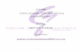 CMB COLOUR TRAINING MANUAL FOR STYLISTS€¦ · 1. Look around your home furnishings and wardrobe and determine the Hue, Value and Chroma of the fabrics you see 2. What do you predominately