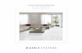 snow white polished - Marble Systems€¦ · snow white polished arabesquette tile 6”x8 1/4”x3/8” 0,115 sqft/pcs NW90546 *(S.O.) snow white polished 5” large hexagon tile