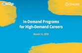 In-Demand Programs for High-Demand Careerspartner.ed2go.cc/wp-content/uploads/2018/03/Computing-IT_Acade… · In-Demand Programs for High-Demand Careers. Date 2016 2 Agenda •Introductions