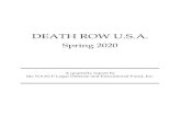DEATH ROW U.S.A....Death Row U.S.A. Page 3 Louisiana, 136 S. Ct. 718 (2016)), addressing whether a new constitutional rule announced in an earlier decision (Miller v.Alabama, 567 U.S.