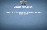 Dealer Advertising Requirements JuLY ... Cash Offer Program that you will need to follow, so please