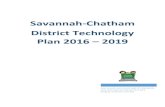 Savannah-Chatham District Technology Plan 2016 – 2019internet.savannah.chatham.k12.ga.us/district/ddi...Savannah-County School District is committed to providing an efficient digital